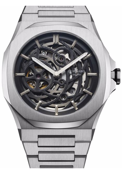 Orologio Silver Skeleton 41,5 mm D1 MILANO | D1-SKBJ10